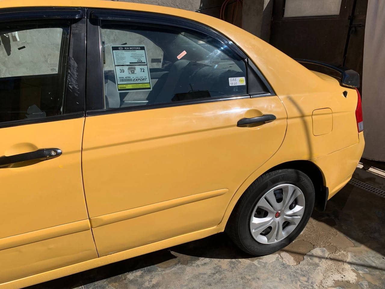 سلام عليكم ورحمة الله وبركاته
للبيع او مراوس 
سبكترا ٢٠٠٧ امريكي
ليبل واحد ضرر فقط دوسه كد شبر بارد فقط 
مأشره بل صور 
رقم بغداد نكليزي سنويه ٢٠٣٠
 شرط عقد مروري مباشر
مصفره هيه وغرامات
خطه جوال
مكينه ٢٠٠٠ خير من الله
صدر جديد تخم تاير جديد
تخم دبلات جدد وصدر كله مبدل مصار سبوع
كهربائيات كله شغال
دشبهوله نضافته ١٠٠٪
ايرباك عدد ٨ 
سياره نقصهه فقط تبريد  وبور فقط
كل تفاصيل كاتبهن تعجبك خابر وتدلل
سعر سياره ٧٥ وبيه مجال قليل جدا للشراي
رقم هاتف *********** او خاص
مكان سياره ديالى الخالص
