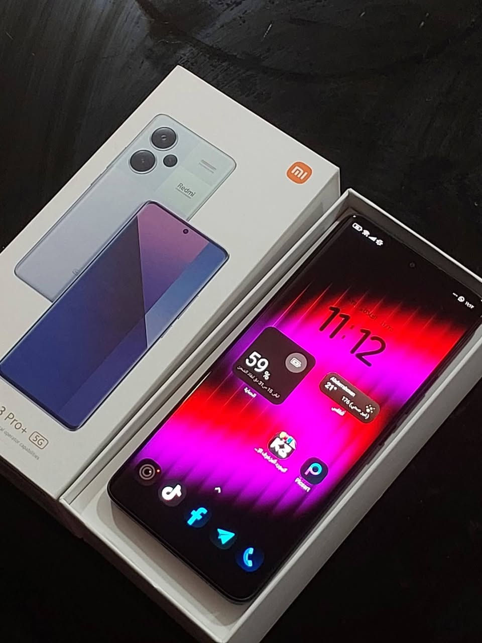 شاومي ريدمي 13 برو بلص 5G
ذاكره 512
عشوائية 24
شاحنة 120 واط
(النسخة العالميه)
جهاز نظيف جدا مع كارتونه وشاحنه وحافظه ولزكه اصلية فوتو
للبيع او مراوس
السعر 300
مكان البلديات
***********
