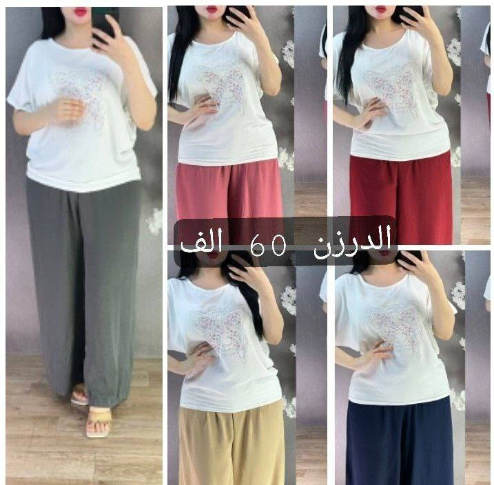 تخفيض 👗🔥 حجز وات ***********
سوت نسائي    

خامه لنن _ درجه اولى

طول الكيلوت  100  عرض الكيلوت  40 
طول البدي 67 سم عرض البدي 54
القياس فري سايز  يلبس لغايه 85 كيلو 

سعر الدرزن  60 الف
