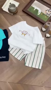 طقم ولادي • خامة قطن • مقاسات ٣-٩