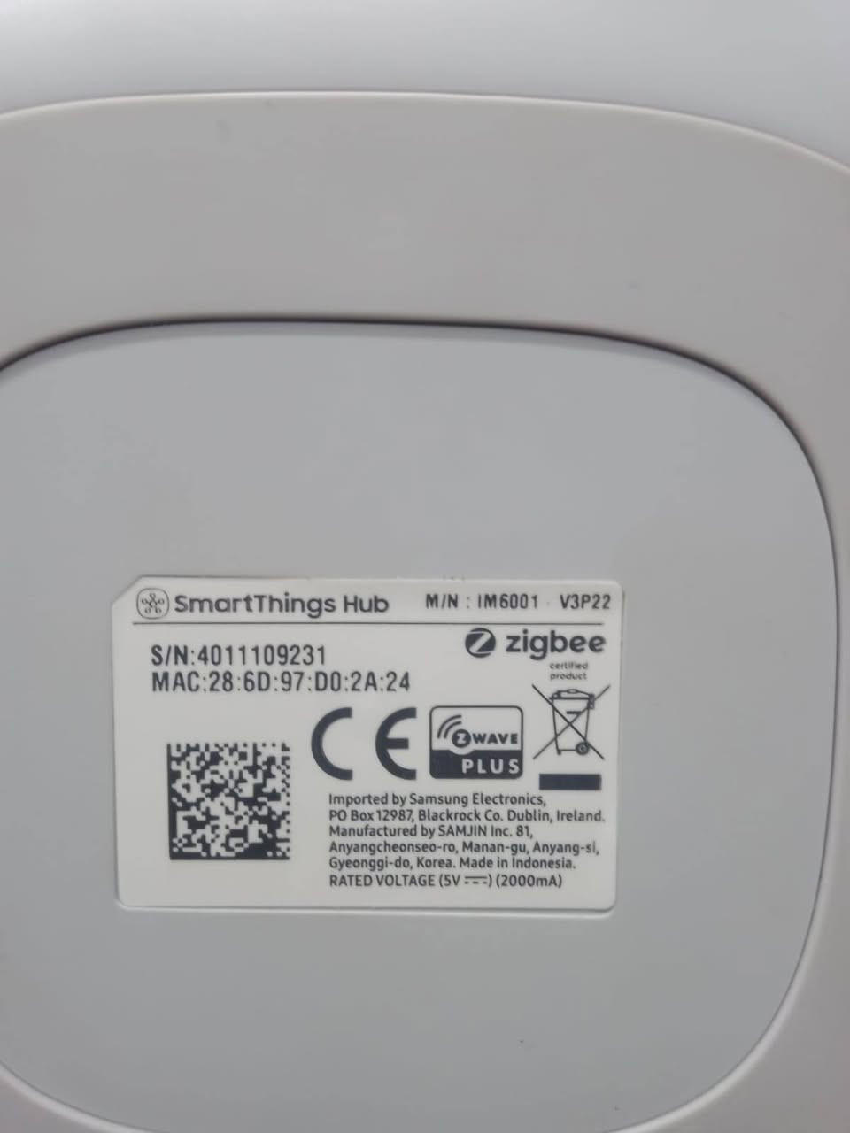 سلام عليكم جهاز Samsung SmartThings Hub جيل ثالث نضافة 95٪ مال سمارت هوم بيت ذكي تشغل اجهزة عن بعد   سعره 100 مكاني بغداد مدينة صدر قطاع 47 رقمي ***********
