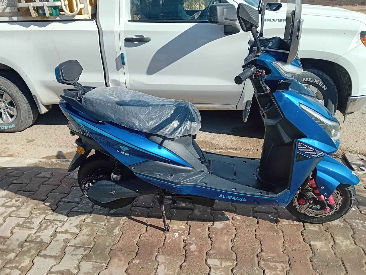 سلام عليكم موطور شحن للبيع موديل2025بطاريات عل فحص مكان الرمادي زنكوره استفسار رقم  الهاتف  ***********
