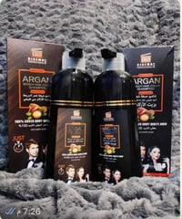 تغطية الشيب ١٠٠٪ • زيت الأركان • ٤٢٠ مل