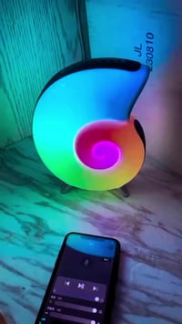 سبيكر الصدفة • تحكم بالموبايل • ٢٠٠ لون