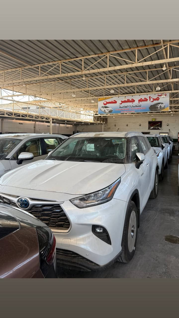 ♻️  تويوتا هايلندر GLE خليجي  2025 ♻️
  سعودي  ( عبد اللطيف جميل ) km.0 

سيارة تجمع بين الفخامة، الأداء القوي، والتكنولوجيا المتطورة🔝

فول مواصفات  GLE
🚘 المحرك 2500 هايبرد
🚘 رادار امامي / اوتو ستوب / تحديد مسار 
🚘 فتحه سقف سلايت
🚘 صندوق كهرباء 
🚘 كرسي السائق كهرباء
🚘 مري قابل للطي كهرباء
 
 
 ‼️لمعرفه السعر علق برقم 1 ‼️
‼️‼️انتباااااه ‼️‼️‼️
متوفر مرقم جاهز لوحة وسنوية 🔥🔥

عنوان الشركة📍.. بغداد - معارض البياع - الشارع الرئيسي

اوقات الدوام جميع ايام الاسبوع 
من الـ 10 صباحاً الى الـ 9:30 مساءً  ⏰

للاستفسار يرجى الاتصال على الارقام الاتية 📱:
 
***********📲
***********📲

📲‏‭***********‬
***********📲
