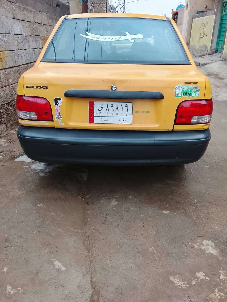 سايبا 2013رقم بغداد سنويه عاج نافذه ب21.  ماندل راعيها ضيعت رقمه. مكينه وكير مكفولات. تخم تاير وحداديه جدد كهرباىيات كلها شغاله.  دوشمه جديده شاشه تخم سماعات سنتر لوك. كيجات كله شغال ب15وبيها مجال. مكاني بغداد الحبيبيه ***********
