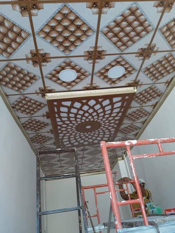 اعمال سقف ثانوي تغليف جدار حسب الطلب تواصل ***********
