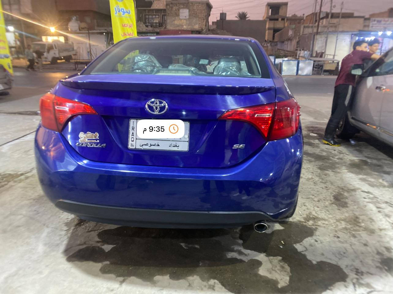 السلام عليكم. كورولا 2019 se ماشية 95 ميل باسمي موجودة في بغداد. السيارة بيها جراد بسيط بقبق الجنطة. السيارة جاهزة من كلشي. وخير من الله. كير ومحرك ممتاز. للبيع بسعر 12800 دولار. مكاني بغداد. البياع. ***********
