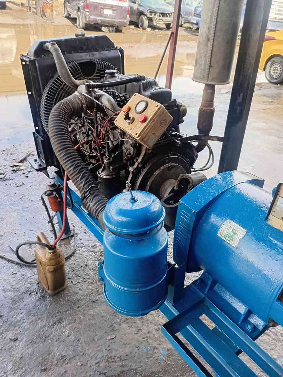 للبيع مولدة كيا محرك 2700 كلش نظيفة لاصرف ولاتبخير راس التوليد 30 كي في ثري فيز 120 امبير جاهزة على الفحص السعر 11 ورقة للاستفسار الاتصال على الرقم ***********  العنوان بغداد
