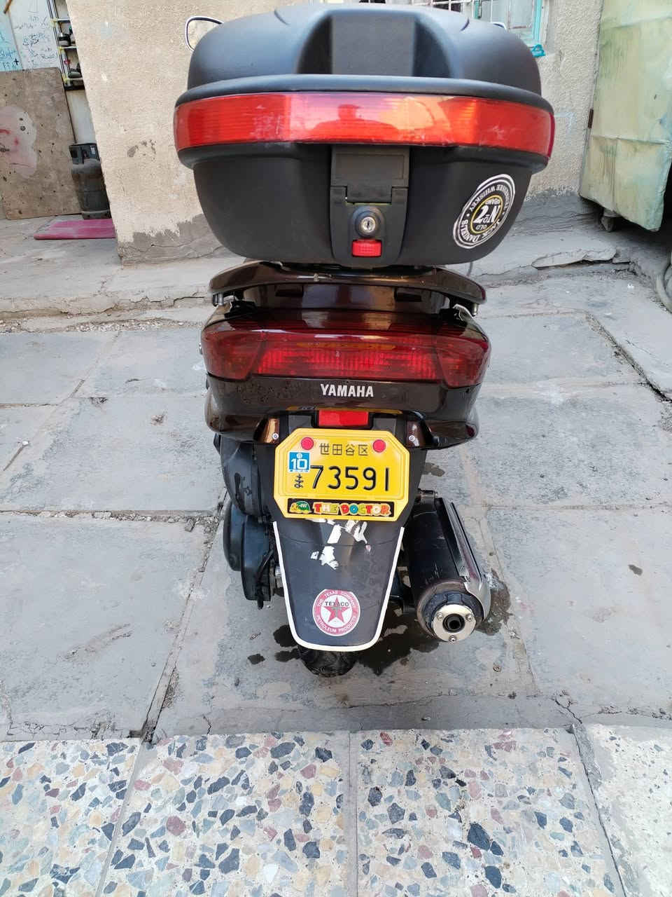 سلام عليكم دراجه ماجسته دبل رون سرعه ١٦٠ مكينه تايرات دبلات كهربائيات كلها شغاله بس بيها كلج امامي وقايش ما متواجد عل فيس بوك *********** مكاني بغداد المشتل شارع الجامع
