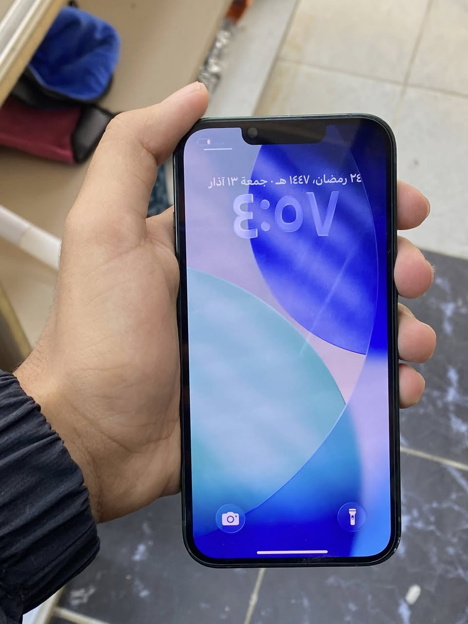 السلام عليكم
ملاحظة : عدنا نظام مراوس وبيع بالتقسيط ماستر فقط ، ايفون 13 عادي بطارية 85 ذاكرة 128 بلادي مكفول ممصلح بي شي 
سعرة 460
مكاننا بغداد حي الاعلام شارع البدالة 
***********
