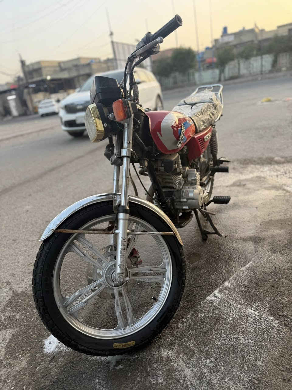 السلام عليكم دراجة سونك2023 بيها تبخير دراجة متروكه صارلها3اشهر معروضه ب500وبيها مجال عنواني مدينك الصدر رقمي***********فقط واتساب
