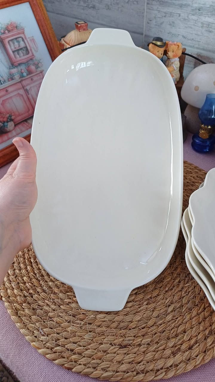 💣💯تشكيلة لون كريمي اوف وايت 
بلم قياس ٣٤ سم ب٣٠٠٠
صحون الورقة عميقة عدد ٤ القطعة ب١٥٠٠
جدر حراري ب٣٠٠٠
صحون عميقة كبار تنفع تمن او مرق 
ال٣ صحون ب٤٠٠٠ فقطط
للحجز المراسلة على الخاص 
توصيل جميع محافظات العراق


**إذا كنت صاحب هذا الإعلان وتريد حذفه لأي سبب، رجاءا أرسل رسالة إلى الدعم الفني**