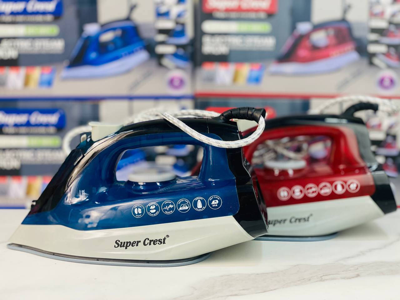 مكواة سوبر كريست الالماني 🇩🇪
# Super crest
✅ اوتي قاعدة من السيراميك - تعامل مع التجاعيد العميقة بأقل جهد مطلوب بفضل طلاء السيراميك غير اللاصق الذي يوفر انزلاقًا سهلًا على جميع الأقمشة، من الساتان الناعم إلى بياضات السرير السميكة.

✅ وظيفة كوي مزدوجة - تحتوي المكواة على وضعين، انفجار البخار . والبخار الكثيف يجعل القماش رطبًا، ويتبعه الحرارة، ف يجعل السطح بالكامل متساويًا. تساعد وظيفة انفجار البخار أيضًا في إعطاء نتيجة كوي واضحة.

✅ وظيفة مضادة للتكلس والتنظيف الذاتي - يمنع نظام إيقاف التنقيط التسرب لتجنب البقع من قطرات الماء - والكوي بثقة في أي درجة حرارة. تساعد وظائف مكافحة التكلس والتنظيف الذاتي على منع تراكم الجير - وهو أمر يمكن أن يمنعه من العمل بكفاءة.

✅ تحكم متغير في درجة الحرارة، وظيفة الرش - يمكنك بسهولة ضبط درجة الحرارة وفقًا لنوع القماش عن طريق تحريك التحكم في درجة الحرارة القابل للدوران.
#الاصلي المنشأ ألماني🇩🇪💯
السعر ٢٤ الف 
🚘 يوجد خدمة توصيل لجميع محافظات العراق ٤ الاف 🚘


**إذا كنت صاحب هذا الإعلان وتريد حذفه لأي سبب، رجاءا أرسل رسالة إلى الدعم الفني**