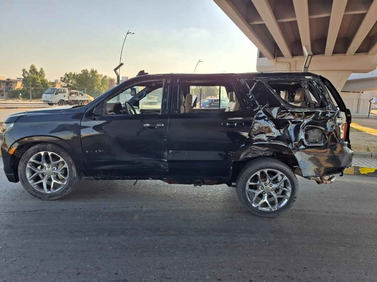 السلام عليكم للبيع تاهو ٢٠٢٢برايمر خليجي وكالة المنصور  بغداد تحويل مباشر فول مواصفات اعلئ فئه للبيع على حادثها الحالي مكلوبه السيارة شغاله وتمشي للاتصال *********** مكانها بغداد
