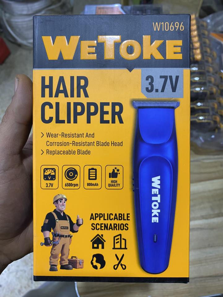 مكينة حلاقة وي توك الاصلية تستعمل للحلاقة الخفيفة 
١٠ الف 
توصيل ٥ الف


**إذا كنت صاحب هذا الإعلان وتريد حذفه لأي سبب، رجاءا أرسل رسالة إلى الدعم الفني**