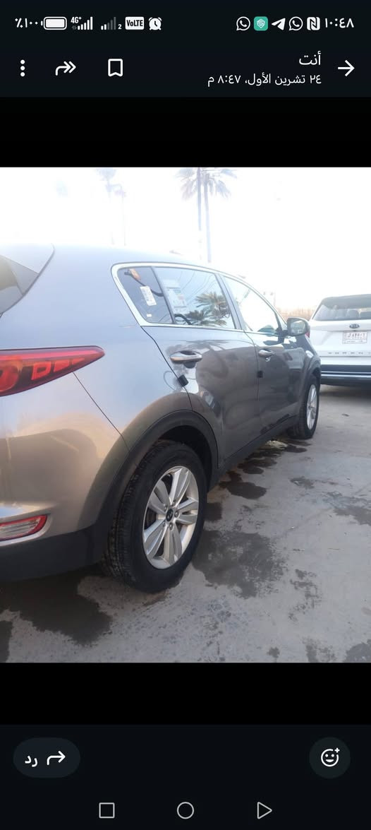 سبورتج أمريكي
٢٠١٨

اللون فيلي

حادث الجاملغ اليمين

ماشية ١٢٧ الف ميل

بدون مواصفات

المحرك مجفت دون كص

السعر 15500$ قابل للتفاوض

رقم بغداد

مكان السيارة شاطئ التاجي
***********
