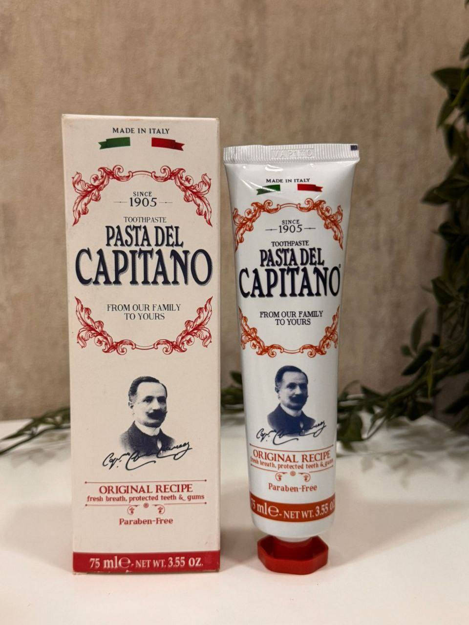 �✨ وصل معجون الأسنان الإيطالي الأصلي
Pasta del Capitano 1905 🇮🇹

نظافة فاخرة بطعم مميز من القرنفل + النعناع + القرفة
نَفَس منعش وابتسامة واثقة طول اليوم 😁

✔️ يساعد على الوقاية من تسوس الأسنان
✔️ يحتوي على الفلورايد وزيوت أساسية
✔️ مضاد للبكتيريا المسببة للرائحة
✔️ يحافظ على قوة وصحة الأسنان
✔️ يخلّي النفس منعش
✔️ بالنكهة الأصلية الكلاسيكية

نظافة مو بس تفريش… هذا إحساس انتعاش من أول استعمال 🌬️💙

#عناية_بالأسنان #ابتسامة_واثقة #نظافة_يومية
#السعر_ع خاص

#يوجد_توصيل_لكافه_المحافظات


**إذا كنت صاحب هذا الإعلان وتريد حذفه لأي سبب، رجاءا أرسل رسالة إلى الدعم الفني**