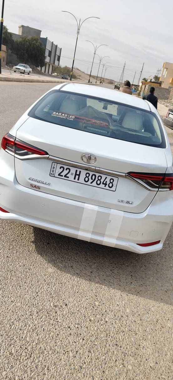 كورلا 2023 فول 1/1 بصمة وفتحه
مرقم اربيل خليجي مكفوله
رقم صاحب سيارة ***********

‏‪0783 815 3387‬‏
🟩 السعر  _ 178 وبيها مجال للشراي
مكاني صلاح الدين بيجي/ تكريت

عداد الكيلو 60 الف قابل للزيادة
#مواصفات
 مفتاح التشغيل بصمه 
 بصمة ابواب دخول ذكي
حجم  المحرك  1800 VVT-i
 تبريد قطعتين 
 شاشه تدعم نظام لأندرويد والايفون
 كامره خلفيه 
 حساس امامي خلفي 
 مانع تزحلق
 نظام قياده sport  _eco
 دبل ايرباك 
شاشه الدشبول ديجيتل جديده
 شاشة التبريد بيانو 
 لد لايت 
 اشاير بالمري 
مري طي كهربائي
 المرايا الداخليه عاكسه للضوء
 5ويل كب حجم
ط نظام ABS
 مخرج طاقه 12v/120w
 مدخل USBامامي
 مدخل USB مدخل type_cخلفي
 دشبول ومقود حياكه يدويه
 4 جام كهرباءAuto
 
شاشة ديجيتال
ملحقات_السياره

اسعافات اوليه
مثلث تحذير 
مقياس ضغط الإطارات
هوك سحب عدد2
بصمه
سبير نوع ويل كب
جك+عدة جك
كتيب ضمان وصيانه
رقم صاحب سيارة ***********
‏‪0783 815 3387‬‏ بيجي, صلاح الدين
