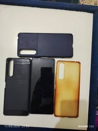 سوني اكسبيريا 1ii • طبع خفيف شاشة • ٣ كفرات