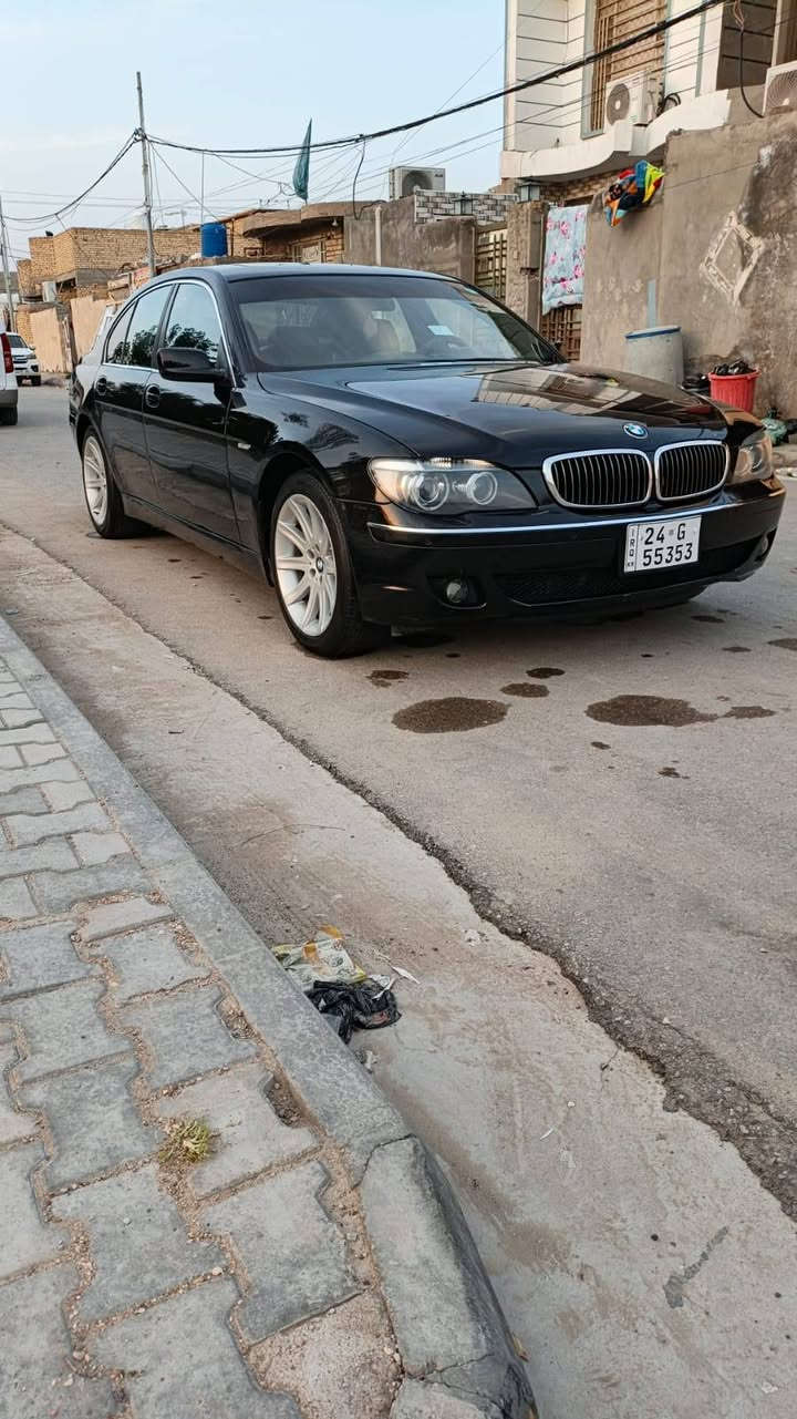 ﷽
BMW 745i 2002
بي ام دبليو  أسود ملكي محدث كامل 2008 نفس اللون بدون صبغ وارد يابان 
المكان🌆: محافظة واسط الكوت مركز المدينة               السعر💵:110$
تليفون📲:*********** /واتساب أو اتصال 
----------------------------------------
▫️محرك ثمانيه سلندر 
🔹گير و محرك بشرط 
🔹بدون صوت و صرف و خلل بشرط فحص
تبريد ثلج منضومة جديدة 
كفاله من الصبغ والضربة ماعدا طخه بالهلال الجاملغ الخلفي الأيمن... 
مواصفات
{{ بصمة - سلايت - 4 أبواب شفط _ صندوق شفط دكمه كهرباء_داخل اسود - خمس پردات  - تليفون - ماوس - كشنات جلد - كشن تدفئه - كشنات كهرباء - كشن و ستيرن خزن - سيدي جنجر - تبريد مركزي   - نظام الصوت لوجك 7- بريك اوتو بصمة - دبلات كهرباء _مراي شفط
5 ويل كب _تخم تاير 
-----------------------------------------
رقم السيارة دهوك مميز بأسمي
سنوية لحد 2029
-----------------------------------------
