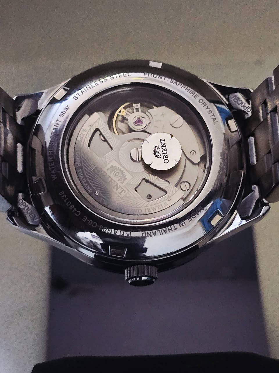 اورينت قلب مفتوح 
ياباني اصلي وليس مجدد اوتماتيك  
ظهر زجاجي مكشوف 
سير ستنل ستيل واسع 
الساعه تقريبا جديده 
قطر ٤٠ بدون الزمبلك 
١٧٠ دولار 
المكان اربيل 
يوجد توصيل 
Samer Akeel AlJboory 
https://www.tiktok.com/@samerakeelwatch?_r=1&_t=ZS-92XzzfzgLln


**إذا كنت صاحب هذا الإعلان وتريد حذفه لأي سبب، رجاءا أرسل رسالة إلى الدعم الفني**