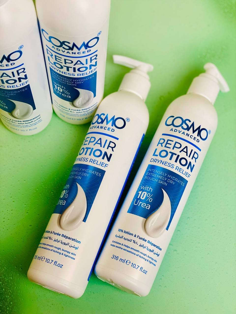 عرض خاص🔥🔥

كوزمو لوشن معالج للجسم باليوريا 10% (Cosmo Repair Lotion with 10% Urea) هو مرطب علاجي مخصص للبشرة الجافة جدًا والخشنة، ويُستخدم لتوفير ترطيب عميق وتجديد خلايا الجلد

🌿 الخصائص والمكونات الرئيسية:
 • يوريا 10%: مكون فعّال يُستخدم لترطيب البشرة بعمق، حيث يعمل على جذب الماء إلى الطبقات العليا من الجلد، مما يساعد في تقليل الجفاف والتشققات.
 • تركيبة سريعة الامتصاص: تمتص البشرة اللوشن بسرعة دون ترك بقايا دهنية، مما يجعله مناسبًا للاستخدام اليومي. 
 • تحسين مرونة البشرة: يساعد الاستخدام المنتظم على تحسين مرونة البشرة ومنع الجفاف المستقبلي

✅ الفوائد:
 • ترطيب فوري وعميق للبشرة الجافة والخشنة. 
 • تحسين ملمس البشرة وجعلها أكثر نعومة وراحة.
 • مناسب للاستخدام اليومي ولجميع أنواع البشرة، بما في ذلك البشرة الحساسة
المنشأ دبي الأصلي ✅

سعر العلبه  8 الاف 

علبتين  ب15 الف 

3علب ب20

توصيل 5 الاف


**إذا كنت صاحب هذا الإعلان وتريد حذفه لأي سبب، رجاءا أرسل رسالة إلى الدعم الفني**