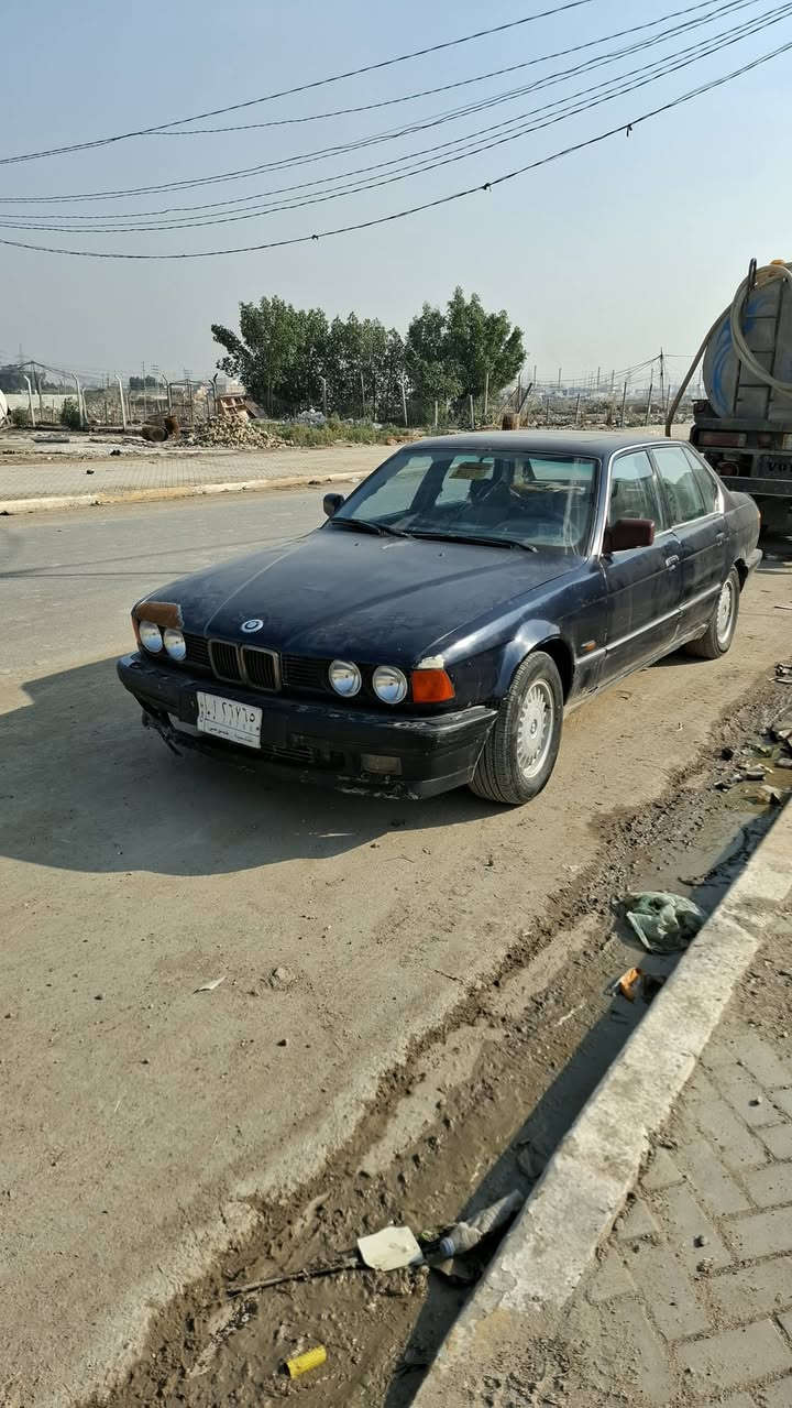 سلام عليكم  BMW 730i موديل، 1993 بسمي ل27 محرك 6 Vبلادي كيرر وتماتيك  للبيع سعره25  ,***********@
