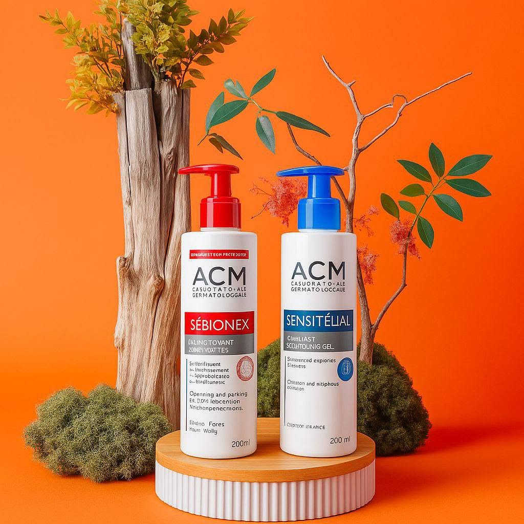🌿 ثنائي العناية بالبشرة من فرنسا لبشرتچ 🌿  
دلّلي بشرتچ بغسولين أصليين من مختبر ACM الفرنسي، كل واحد مخصص لنوع بشرة معيّن، لتجربة تنظيف متوازنة واحترافية:

🔴 Sébionex Cleansing Gel  
يناسب البشرة الدهنية والمعرّضة للحبوب  
ينظّف المسام بعمق ويقلل اللمعان بدون تجفيف

🔵 Sensitélial Ultra Rich Gel  
مثالي للبشرة الجافة والحسّاسة  
يغذّي البشرة ويرطّبها بلطافة بدون تهيّج

✨ للاستخدام اليومي – للوجه والجسم  
🧴 تركيبة فرنسية ناعمة وآمنة

-

🔖 #غسولفرنسيأصلي  
🔖 #ACM_بالعراق  
🔖 #بشرةنظيفةوناعمة  
🔖 #جمالكبمنتجفرنسي  
🔖 #تنظيف_احترافي  
🔖 #روتينك_بستايل


**إذا كنت صاحب هذا الإعلان وتريد حذفه لأي سبب، رجاءا أرسل رسالة إلى الدعم الفني**