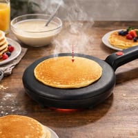 مقلاة بانكيك • ٦٠٠ واط • سطح غير لاصق