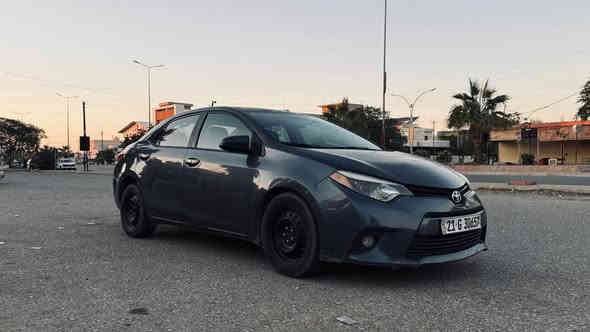 كورلا أمريكي 
موديل ٢٠١٤ 
سعره ١١٥ 
السياره ٣ قطع صبغ بدون دواخل
 بدون ايرباك 
محرك كير مكفول وضع الشركه شرط 
تبريد ثلج 
السياره رقم جديد انكليزي سليمانيه 
سنويتها لحد ٢٠٢٨
شرط وكاله او تحويل  
 ماشيه ١٠٩ ميل 
مكانه / طوز / كركوك 
فقط اتصال 
***********
*********** كركوك
