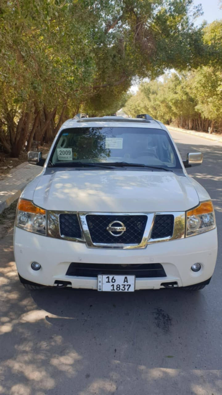نيسان ارمادا موديل ٩خليجي مكفوله كير مكينه حداديه تخم تاير راديتر جديد كلهه جاهزه تبريد تدفئه مكاني بصره رقمه قادسيه دولي شرط تحويل ب ١٢٠ بيه مجال 
*********** اومراوس بسياره صالون اقل  مع فرق
