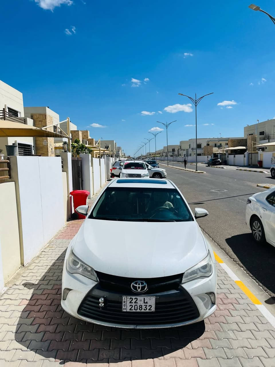 كامري خليجي 2016 بصمه سلايت GLX فول 1/1
رقم اربيل بسمي 
ممشى 311. قير ومكينه شرط لافتح ولا وغيره
السعر 168 بي مجال شي بسيط
السياره كفاله عدا جاملغ امامي صبغ
الباقي مكفول 
السونار مرفق مع الصور

🔹 المكينة والجير: شرط
🔹 الداخلية: نظيفة جدًا
▫ لون السياره ابيض صدفي
(من الأجمل الألوان على هذا الموديل)
▫لون الداخلية مميز وفخم - بيج فاتح
🌟 مميزات البريميوم المعروفة:
- عداد ليزر مع شاشة بيانات (نادر جدا)
- دخول ذكي
- تشغيل بصمة
- تخشيبة
- مقاعد مخمل فاخرة
- شاشة مع بلوتوث وكاميرا خلفية
- مثبت سرعة
- أزرار الدركسون كاملة (خاصة بفئة فل الفل/بريميوم)
- أزياك نيكل في الأبواب
- نظام Eco لتوفير الوقود
- فتحة سقف
- جنوط 17 إنش
- جناح خلفي
- أنوار LED نهارية
- الأنوار الأمامية عدسات
- أنوار الضباب
- حساسات أمامية وخلفية
- نظام التحكم في مقعد السائق (كهربائي)
- ستارة خلفية كهربائية
- نظام الترحيب مرتبط بالأنوار الداخلي
مكاني تكريت قرية الشهامه
السعر 169

‭0782 482 0843‬
