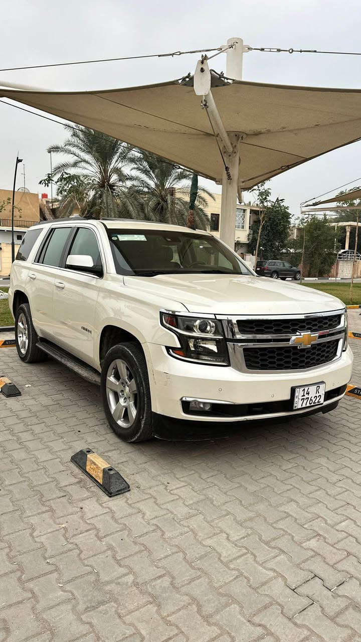 تاهو 2015 LT
خليجية كفالة عامة عدا ارباع الجاملغات الامامية 
فتحه
شاشة + قاصة 
باب خلفي كهربائي 
داخل جلد قرميدي 
حساسات امامية خلفية 
كشن هزاز
السعر 330
مكان البصرة

‭0771 009 6466‬ البصرة, العراق
