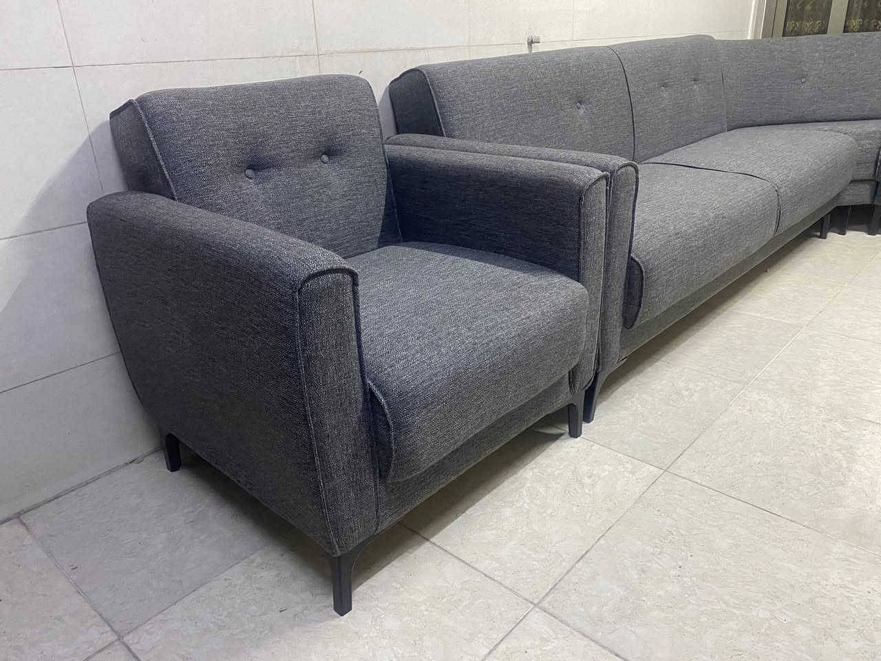 كورنر  تركي 7  نفرات ماركه SADF   نضيف سرير ومخزن قماش كتان مقاعد سبرنك   وايضاً تكدر تغير بالاتجاهات يمين او يسار حسب قياسك  عنوان اربيل فرمان بران للتواصل ماسنجر واتساب ***********
