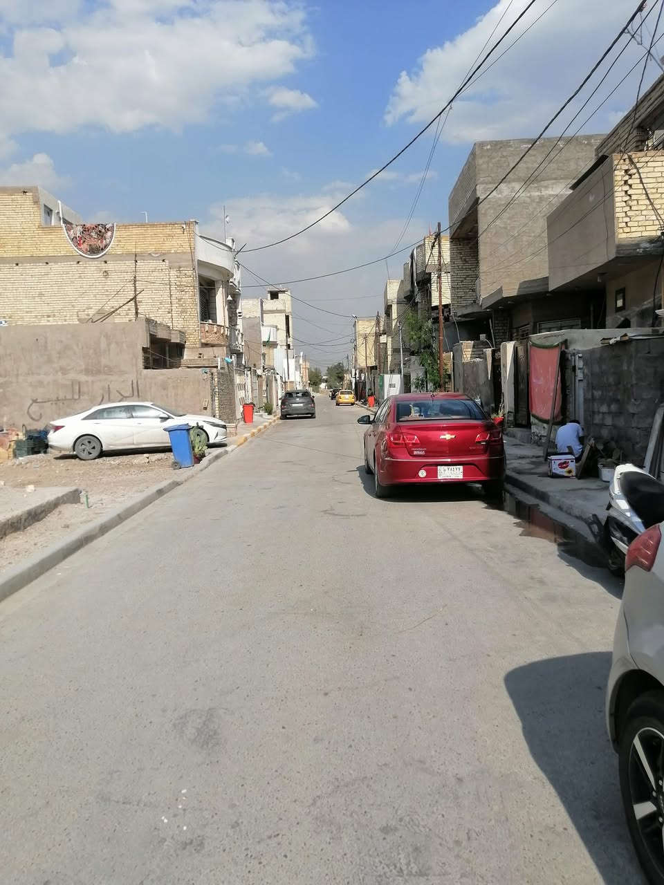 قطعه أرض زراعي سند 25 مساحة 108 ثالث قطعه عن الركن قريبه عل شارع عنوان خلف شقق حي صدام مجاور المجمع السكني للاتصال ***********
