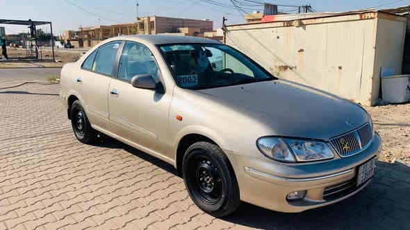 سلام عليكم للبيع 
نيسان سني 
موديل 2002
المواصفات⬇️
الون ذهبي 
محرك اسود
گير اوتماتيك بلاد
كلين كفاله عامه بس بيها شبر بل دوسه السايق
تدفئه تبريد 
رقم بغداد الجديد دولي  بسمي 
جام كهرباء 
كهربائيات حداده صدر كلها بلادي 
داخل ملكي مطعم بصاج 
بردات سلايد بل بطانه 
تخم تاير جديد 
وسبير ما نازل ابد.
السياره احلى من الصوره 
للاستفسار الاتصال 
***********
***********
سيد محمد المولى
@highlight
