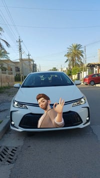 @كورلا هايبريد 2024 لون ابيض فقط للبيع و ليس مراوس فول فووووول ماشي 32...