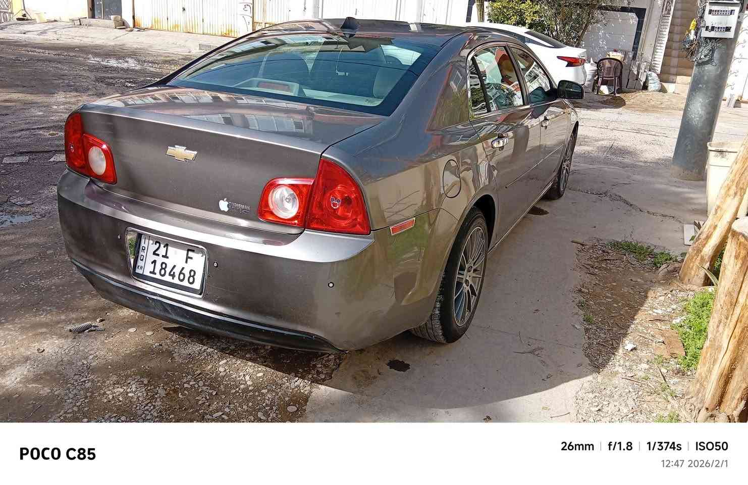 من رخست ادمن المحترم 
شوفرليت ماليبو موديل 12 التي زت فول مواصفات للبيع سعر 85 وبي مجال لطيبين مكان كلار تابع لسليمانيه ***********
