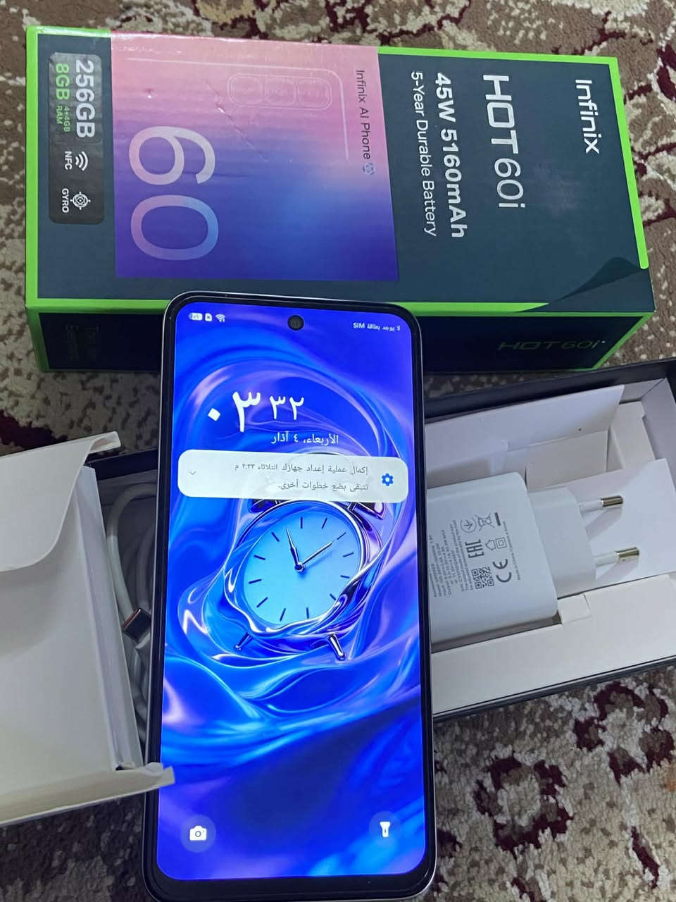 السلام عليكم

انفنكس هوت  60i

الذاكرة  256  الرام  8   الجهاز مستخدم أسبوع

السعر 155  قفل   سعر الجديد  210 

المحلقات  كاملة وكفر ولاصقة شاشه

اتصال او  وتساب  ***********

العنوان بغداد
