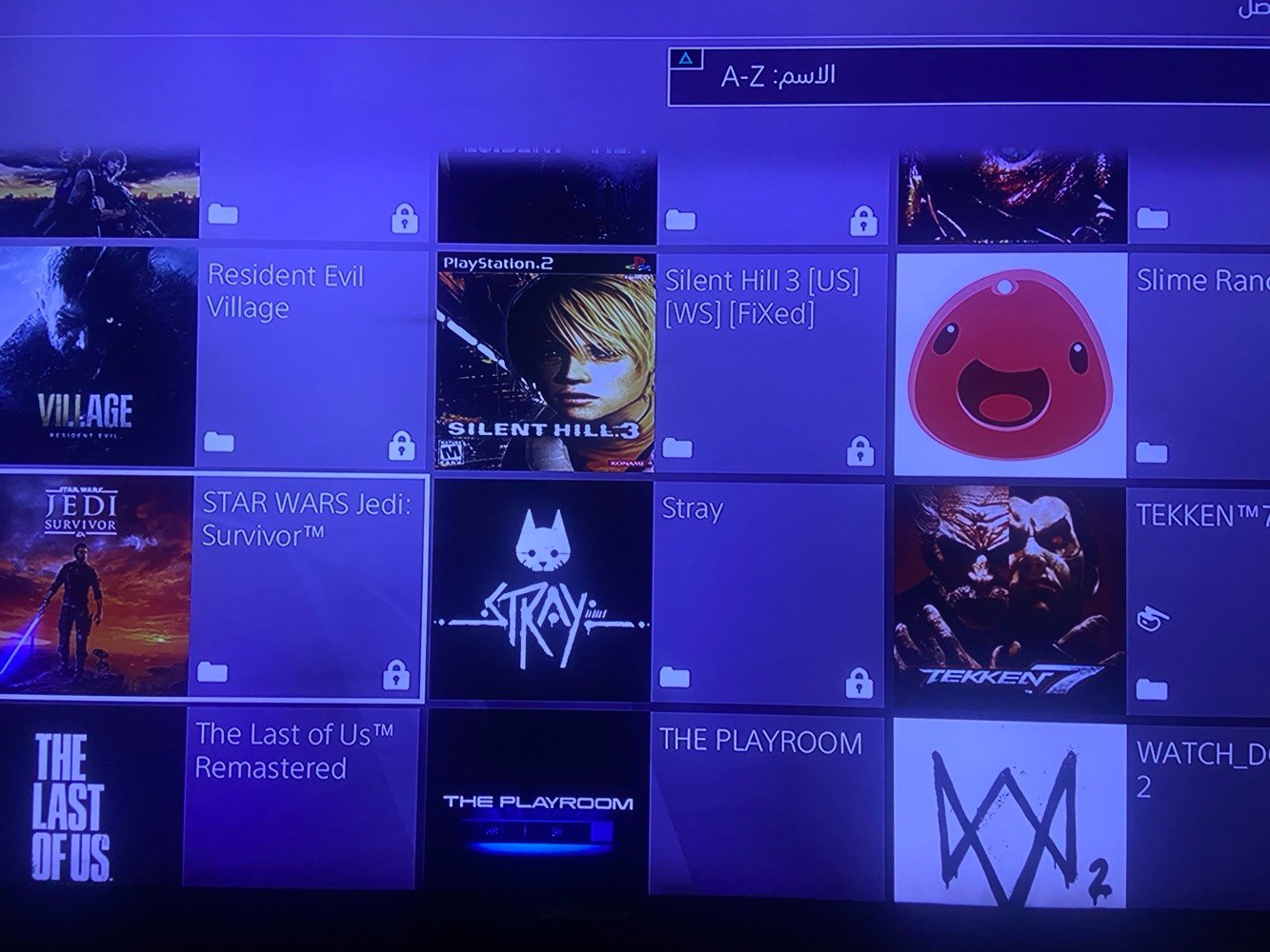 PS 4 Slim مهكر نضام ١٢.٥٢
1TB

جوستكات اثنين

يحتوي على ٤٣ لعبة!!

من ضمنها :

 GTA 5

RE2,3,4,8, revelations 2 

Tekken 7

GTA SA. VC

FC 26

Uncharted 4

DMC 5

Need for speed

The last of us 1

Watch dogs 2 (لعبة تشبه جي تي اي)

Spider man

Assassin creed mirage

COD modren warfare 2

It takes two

Mortal combat 11

Stray

Star wars jedi

PvZ

Hitman blood money

+ العاب بلي ١،٢ و العاب ثنائية

البلي ما مفتوح ولا مصلح ما يشكي من شي تاخذه و راسك بارد

🔥🔥السعر : 350 الف قابل للتفاوض🔥🔥

مكان بغداد

للتواصل : خاص او تلگرام v3_69