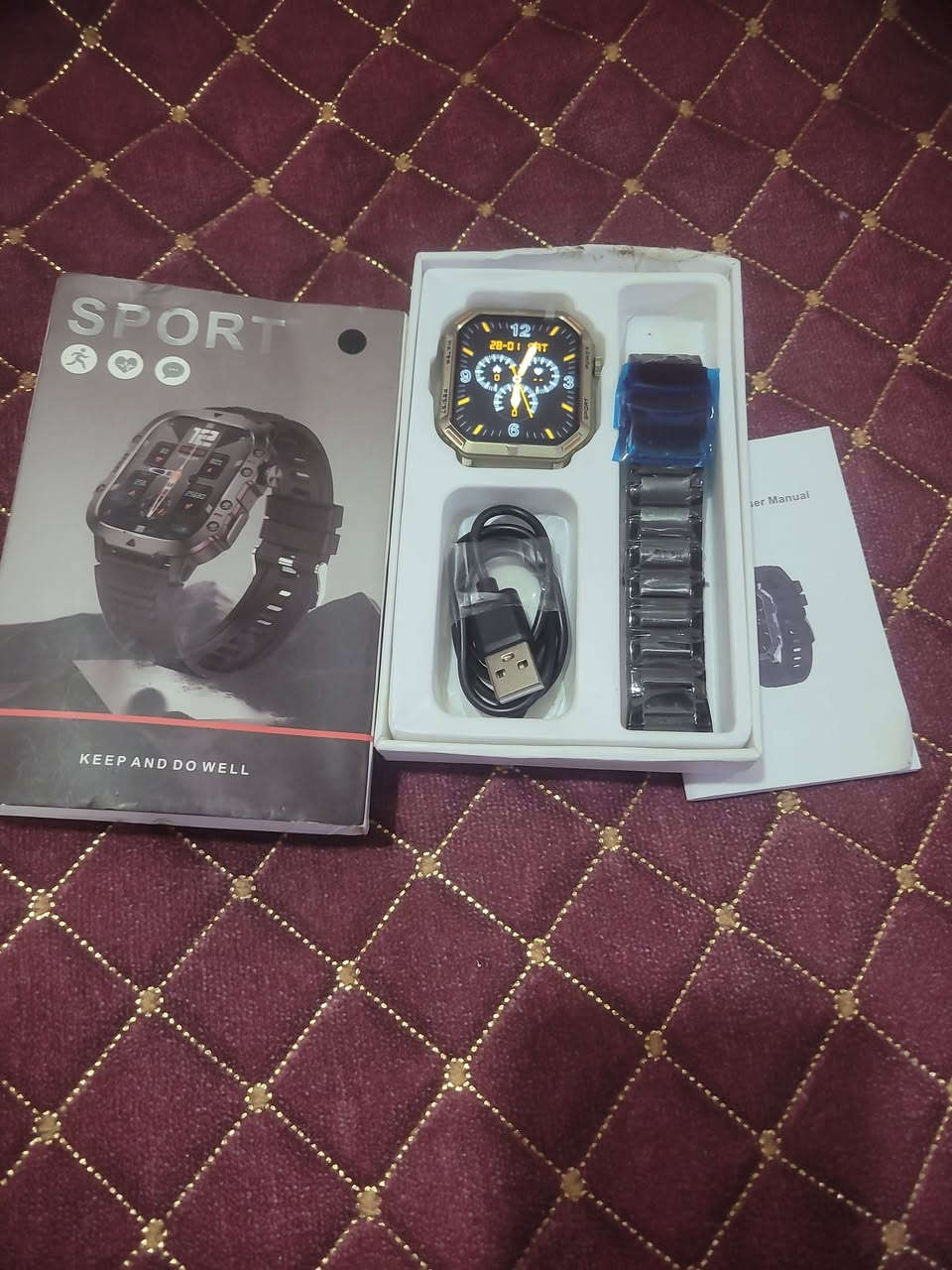 ساعة مدرعة راقيه لون مميز ٢٠ 
يتوفر توصيل بغداد ٣ محافظات ٤


**إذا كنت صاحب هذا الإعلان وتريد حذفه لأي سبب، رجاءا أرسل رسالة إلى الدعم الفني**