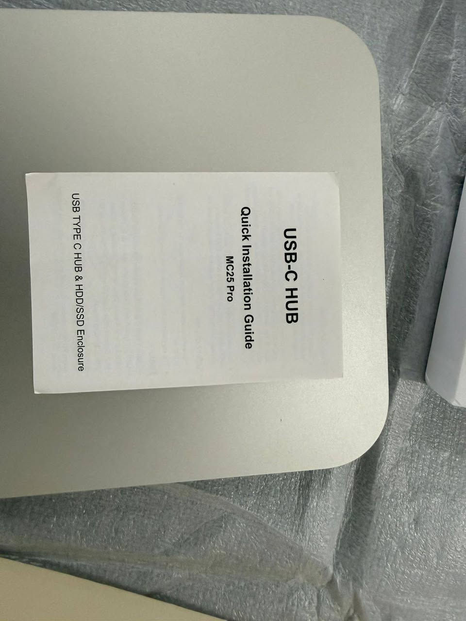 USB - HUB 
USB-C Haed Drive Enclosure M.2 + SSD 2.5 

هب مع راك هارد اس اس دي و هارد ام 2 خاص بحاسبات الماك بوك 
السعر 20 الف


**إذا كنت صاحب هذا الإعلان وتريد حذفه لأي سبب، رجاءا أرسل رسالة إلى الدعم الفني**