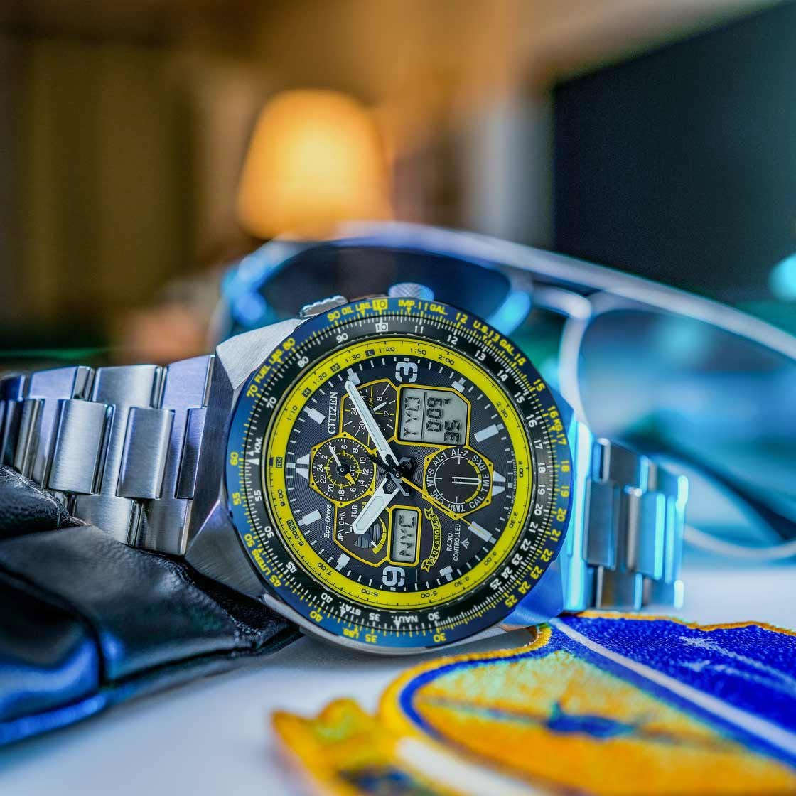 CITIZEN

PROMASTER SKY BLUE ANGELS

وكالة كامل المرفقات 

القطر 46

توقيت مزدوج (دبل تايم)

راديو كنترول 

فولاذ مقاوم للصدا 

زجاج كرستال مقاوم للخدوش 

مؤشر احتياطي الطاقه 

ايكو درايف 

مقاوم للماء 200 متر 

عد تنازلي لمدة 99 دقيقة

عرض توقيت عالمي 

قياس الوقت 43 مدينه مختلفة 

لومينوس 

توجد خدمة توصيل 

***********
