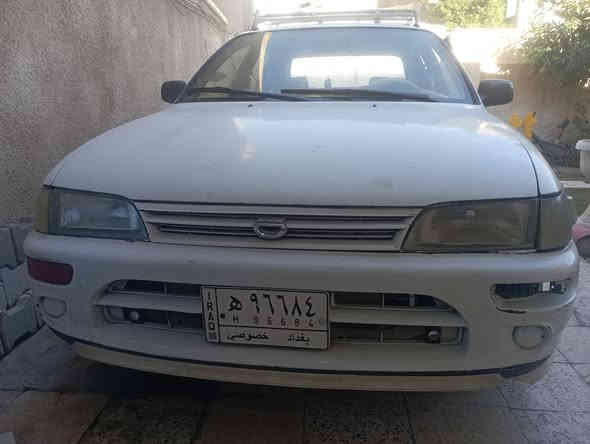 سلام عليكم
كورلا موديل 1994 يسرى بلادي أوربي فوول عادي مكينه بلادي 1400 كير عادي صدر امامي نظيف بيها ضربة چاملغ خلفي صفحة سائق سيارة حلوة وهذا الموديل غني عن التعريف سنوية ساقطة شرط تحويل مكان السيارة بغداد الغزالية السعر 38 وبي مجال للطيبين 
*********** واتساب متوفر
