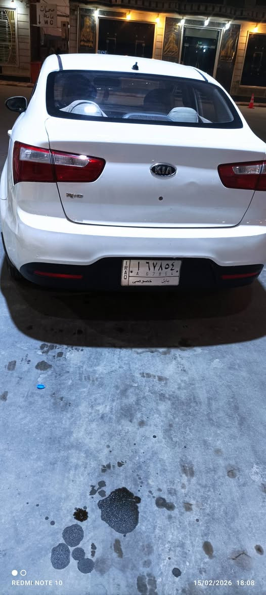 كيا ريو 13خليحي محرك 1600مكفوله كفالة عامه من الصبغ والتبديل  ماعدا الجاملغ الامامي بي بارد سياره جاهزة من كلشي تبريد شغال حدادية جديدة تخم تأير سعر 85  بيها مجال بسيط العنوان حله الرقم ***********
