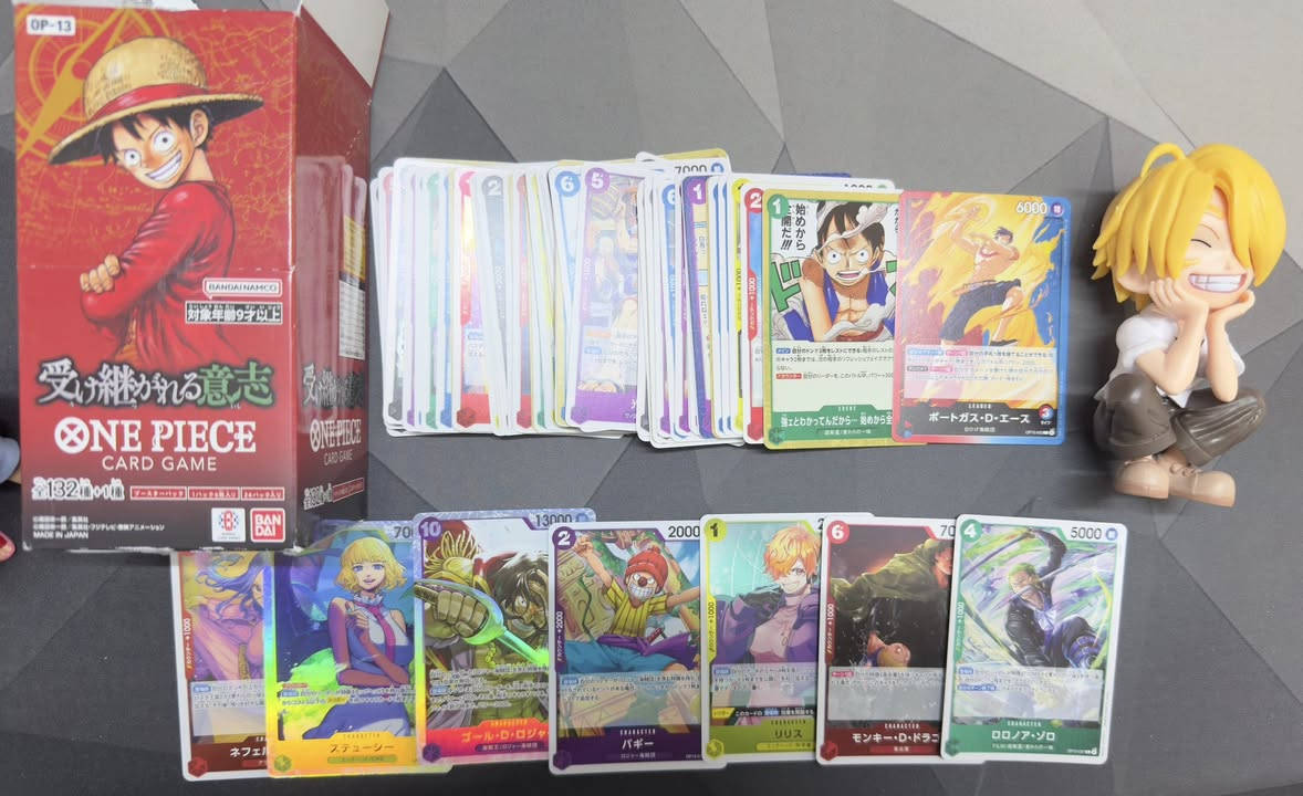 من رخصە الادمین

بطاقات وباکات ون بيس متوفرة

١- باکات المتوفرة (غير مفتوحة): OP-09، OP-12، OP-13

٢-الصناديق المتوفرة (مفتوحة): OP-09، OP-13، PRB-01. كل صندوق يحتوي على أكثر من 100 بطاقة، بما في ذلك البطاقات اللامعة.

٣- الصندوق الكبير: أكثر من 500 بطاقة من مجموعات مختلفة، بما في ذلك البطاقات اللامعة.

٤- حوالي 40 بطاقة باللغة الإنجليزية.

إذا كنت مهتمًا بأي شيء، يُرجى مراسلتي.


**إذا كنت صاحب هذا الإعلان وتريد حذفه لأي سبب، رجاءا أرسل رسالة إلى الدعم الفني**