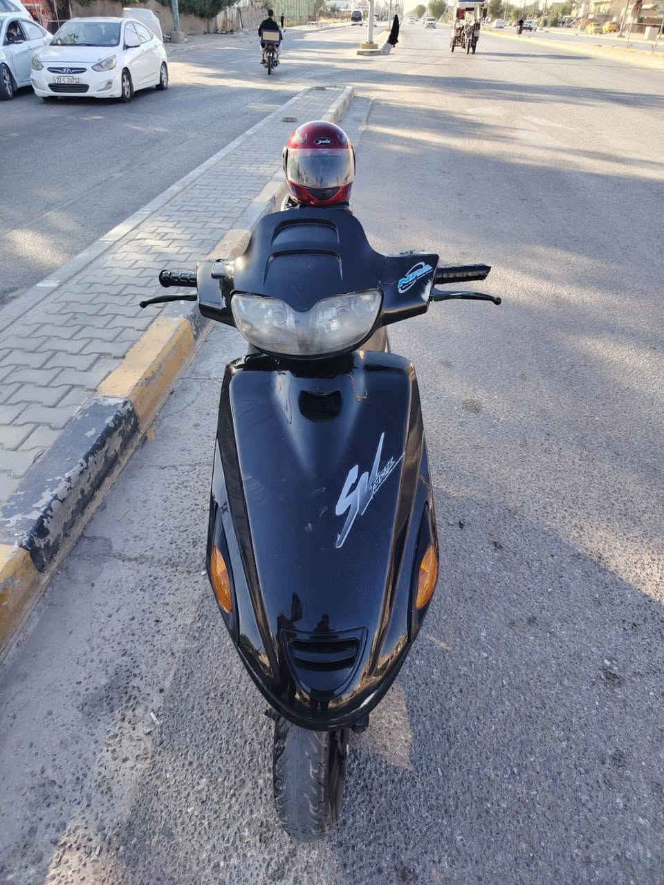 دراجه فراشه للبيع جاعزه من كلشي سلف هندر لايت اشاير كيجات جكات دبلات بريكات قفل سايرن كله شغال محرك ناعم السعر 350 وبيها مجال نجف حي السلام ***********
