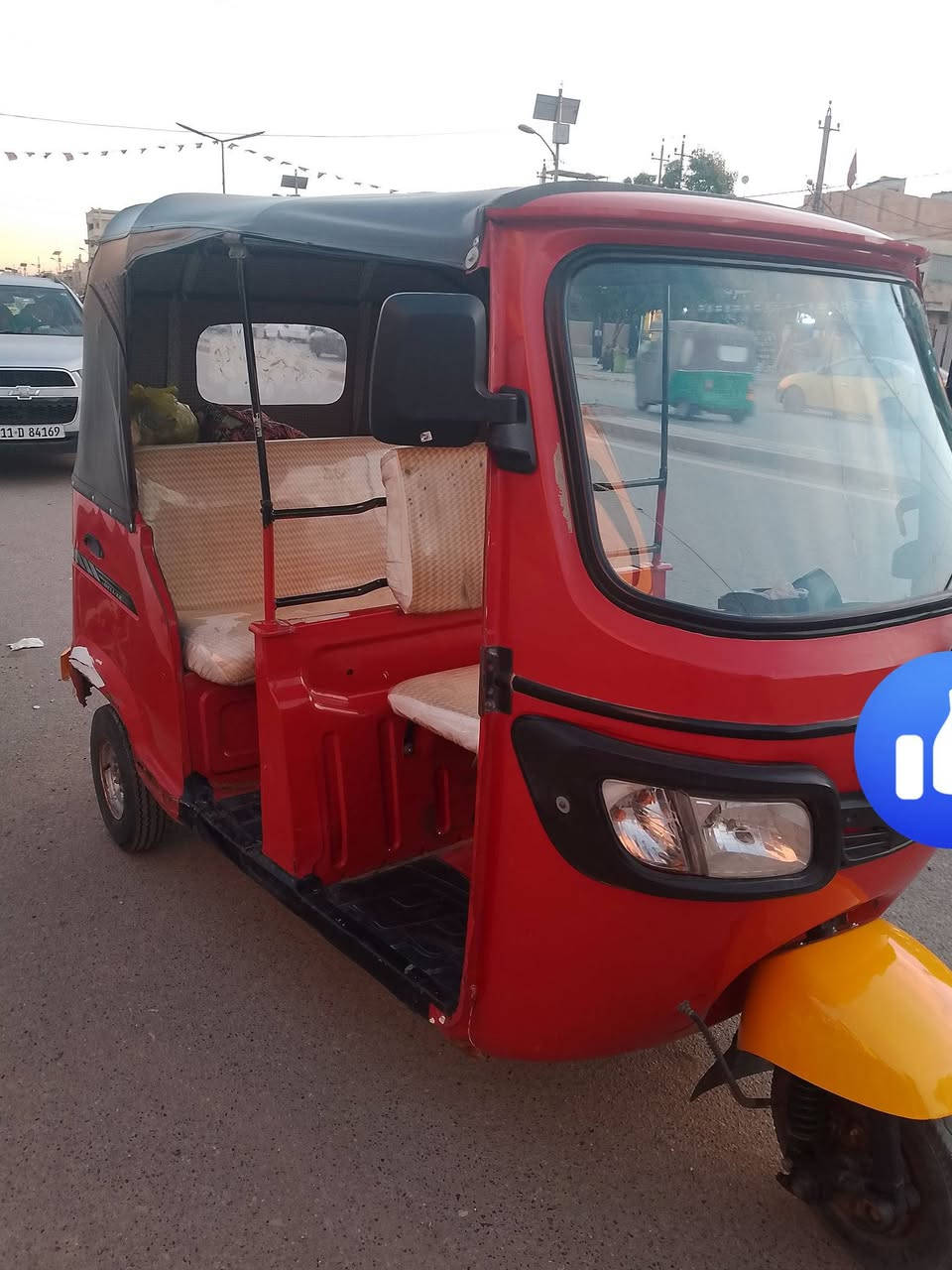 تكتك تي في اس  رقم بغداد باسمي  مكينه مكفوله  موديل 18 ب4  مكاني دوره ***********
