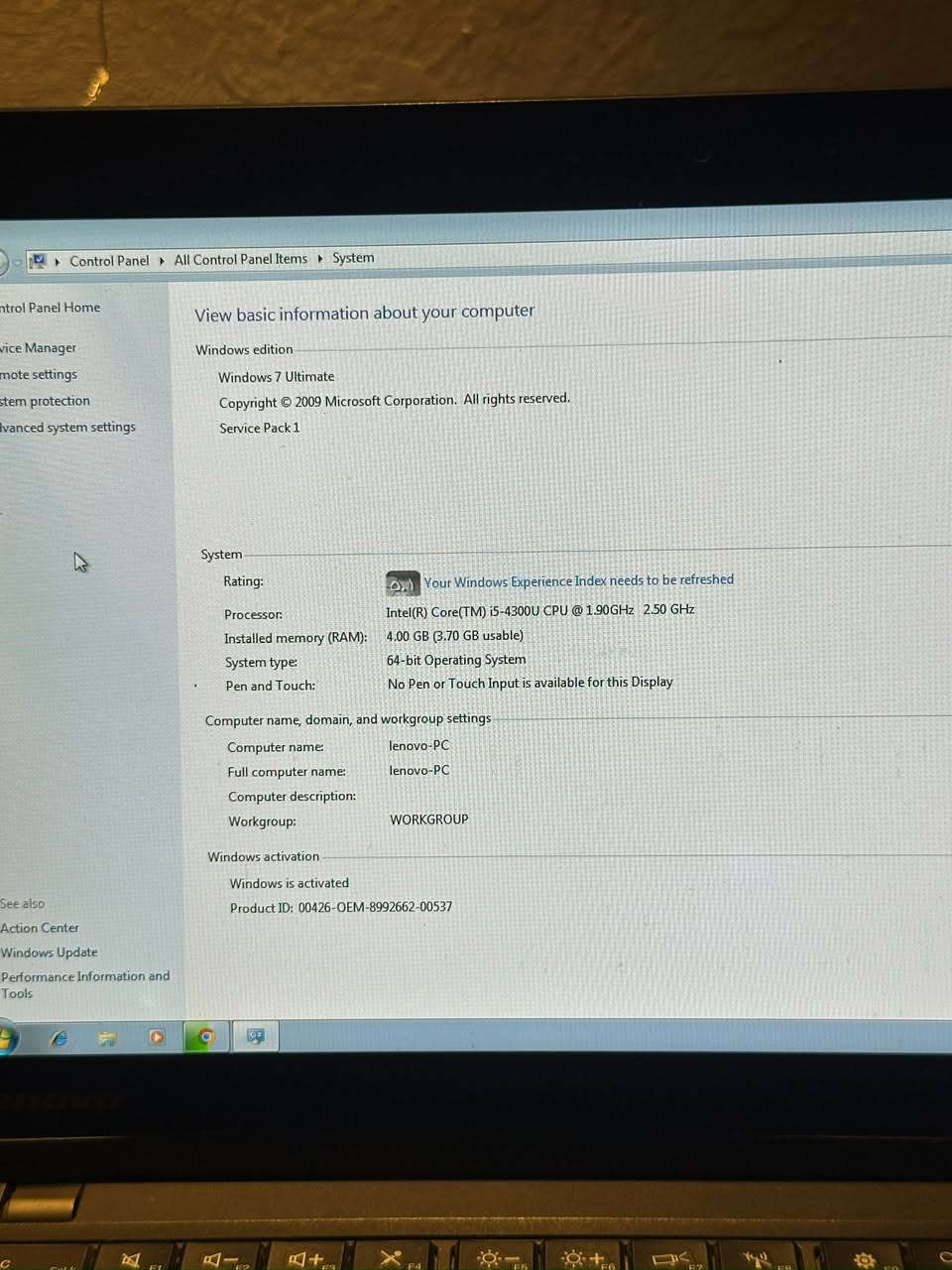 لابتوب لينوفه x240 جديد هارد 500 كيكا ممستخدمه
بس البطاريه ليين متروكه يحتاجلهه تتبديل
***********
